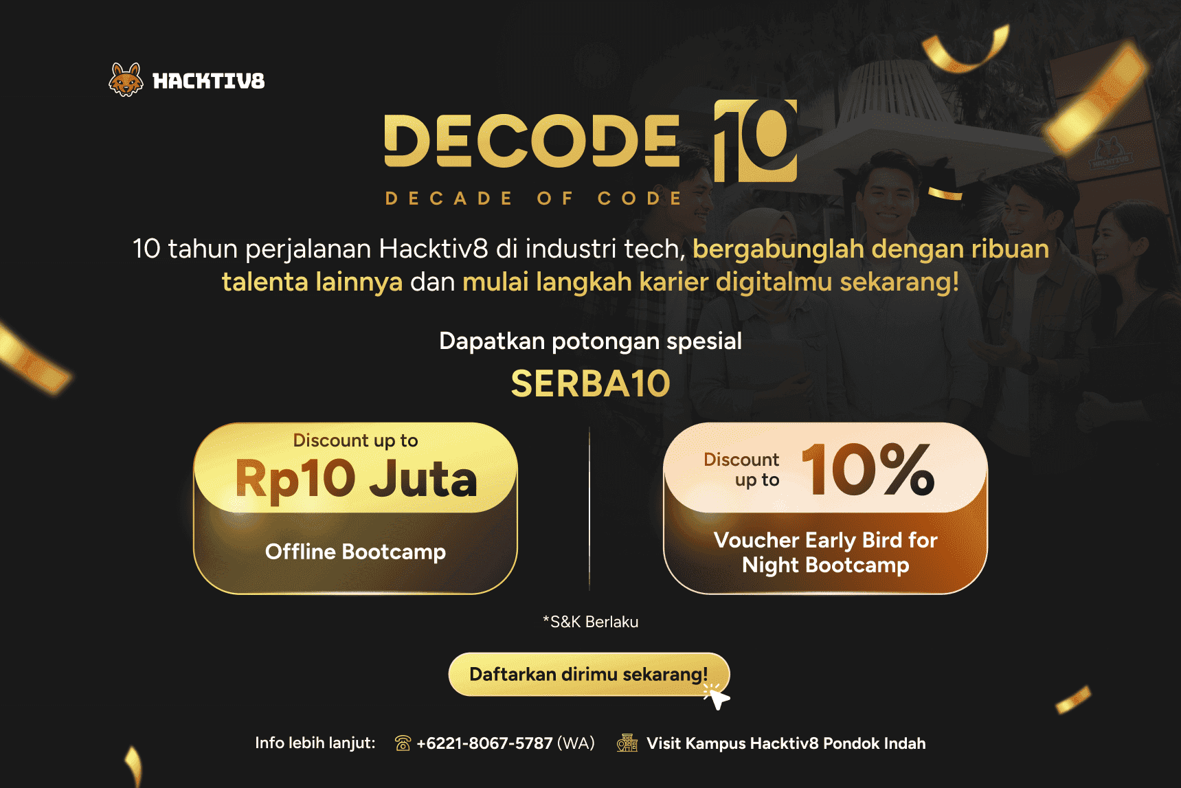 DECODE (A Decade of Code)